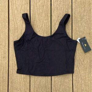 Mariia Women’s Longline Bamboo Tank Top Cropped Workout Dance Top Women’s Large